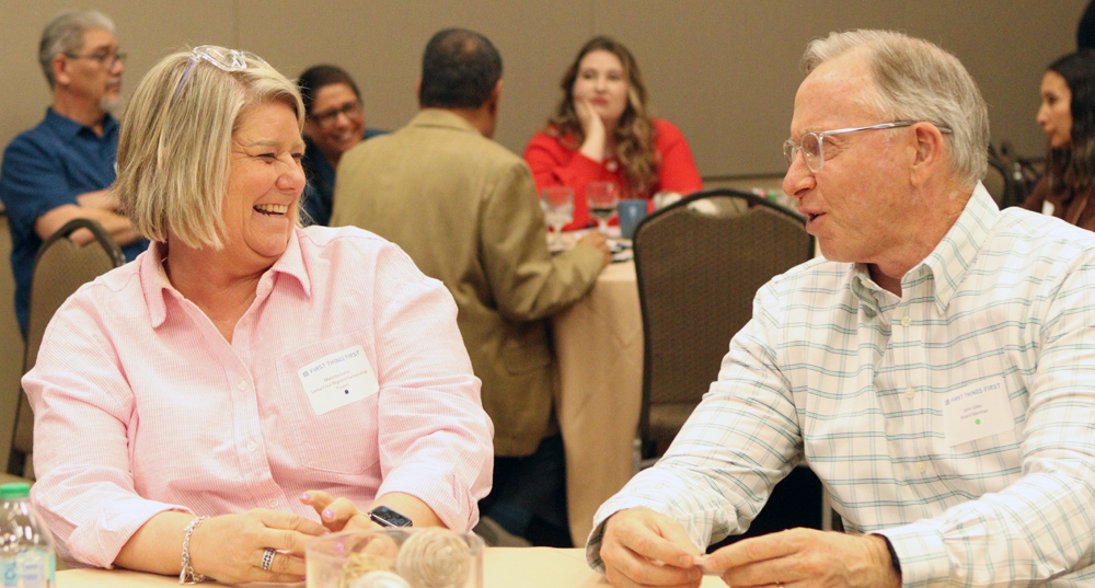 John Giles with RPC Member Melinda Gomez
